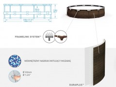    Bestway 366x100cm 91 rattan 56709