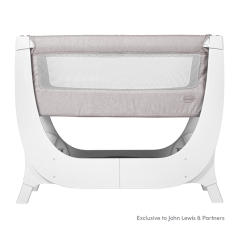 ˳ Shnuggle Air Bedside Crib  Stone Grey