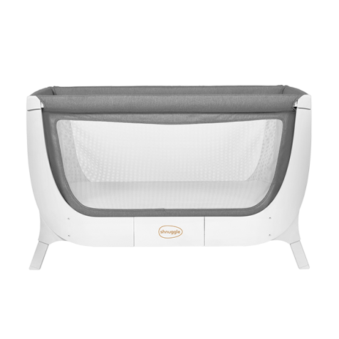     Shnuggle Air Bedside Crib  Dove Grey