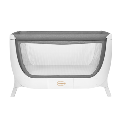     Shnuggle Air Bedside Crib  Dove Grey