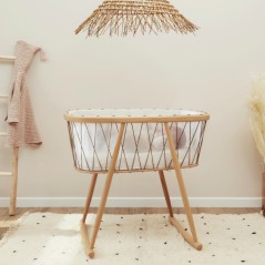 KUMI Crib Mesh Aqua