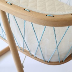 KUMI Crib Mesh Aqua
