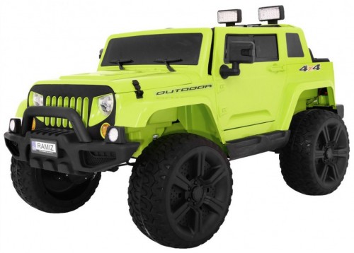 RAMIZ Mighty Jeep 4x4 12v  Green
