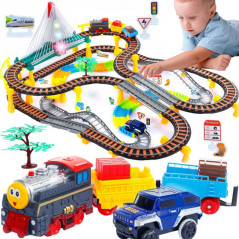    Woopie 21 Race Track Train Viaduct Auto XXL 192 . 30425