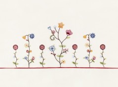 Flowers-Village-ecru-Detal