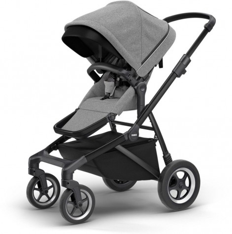 2�1 Thule Sleek Grey Melange on Black