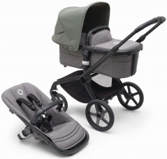 black-grey melange-forest green