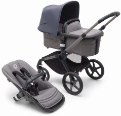 graphite-grey melange-stormy blue