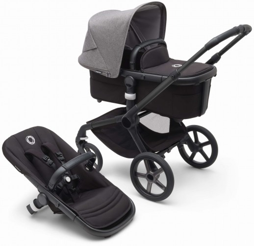 black-black-grey melange