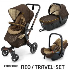 Concord Neo Travel Set  Walnut Brown