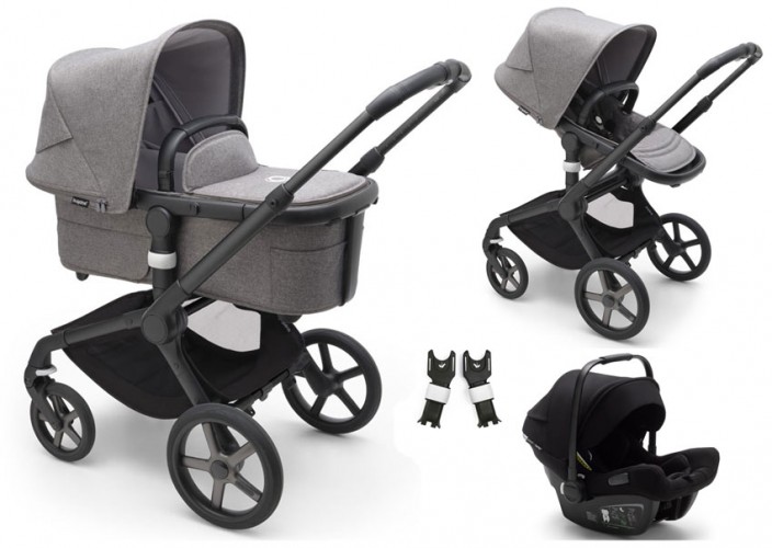 black/grey melange
