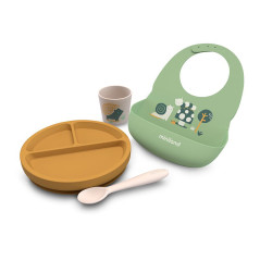   Miniland SILICONE BLW SET GARDEN
