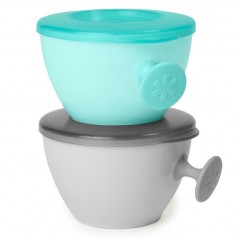 Grey/Soft Teal