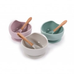        Bo Jungle B-Suction Bowl Silicone & Spoon