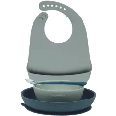      Nattou Set with Bib set of 4 Pieces