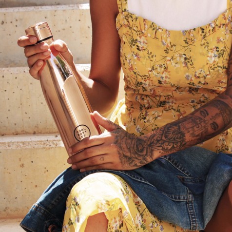  Cool Bottles Chrome 500ml  Rose