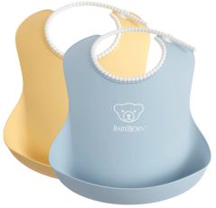  Babybjorn Baby Bib
POWDER YELLOW / POWDER BLUE