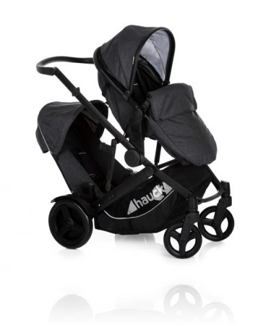 Hauck Duett 3  Melange/Charcoal